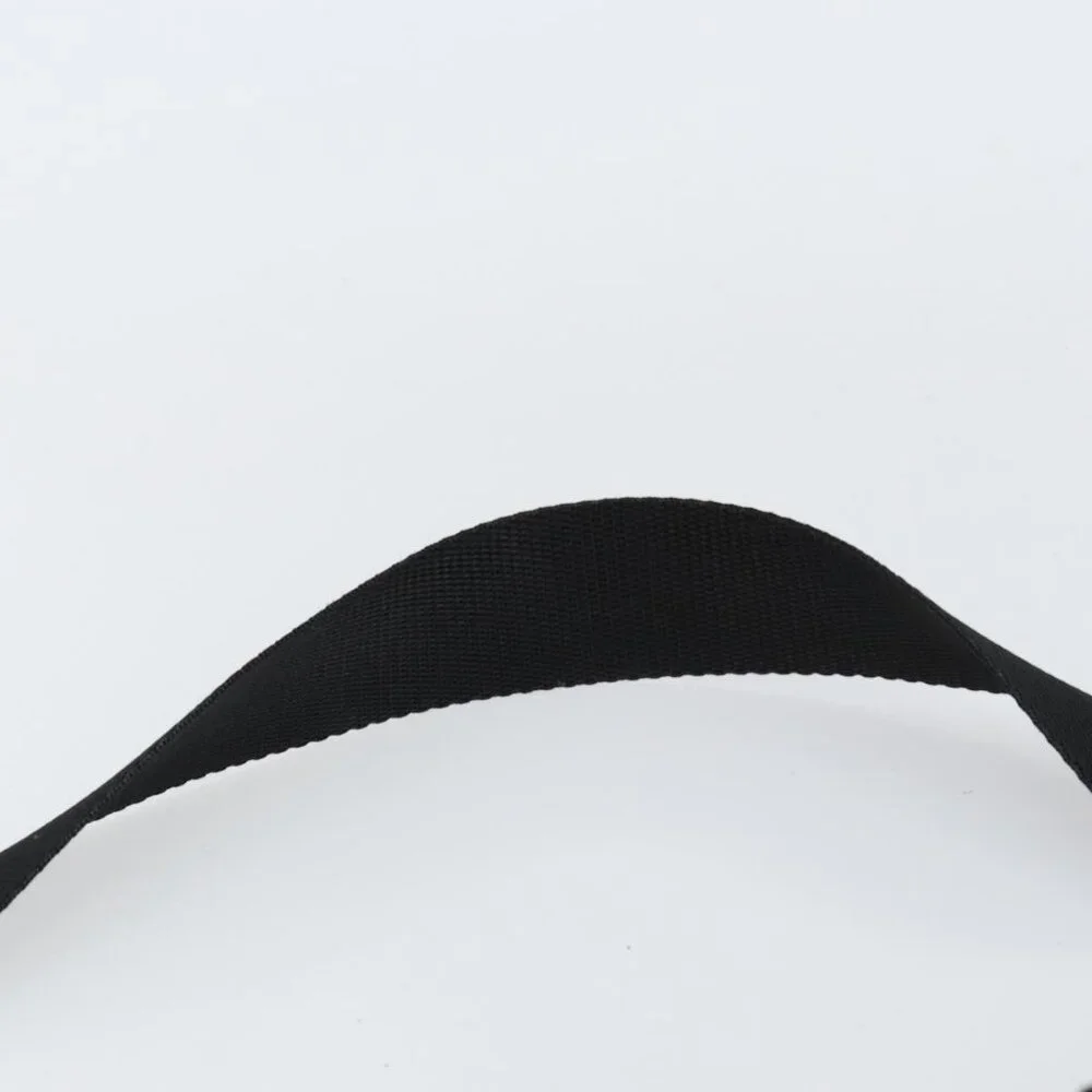 Authentic PRADA Shoulder Bag Nylon Black Silver - Picture 15 of 16